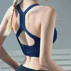 Женский бесшовный спортивный бюстгальтер пуш-ап, тренировочный женский спортивный топ, укороченная уличная одежда для активного отдыха, топы, бесплатная доставка