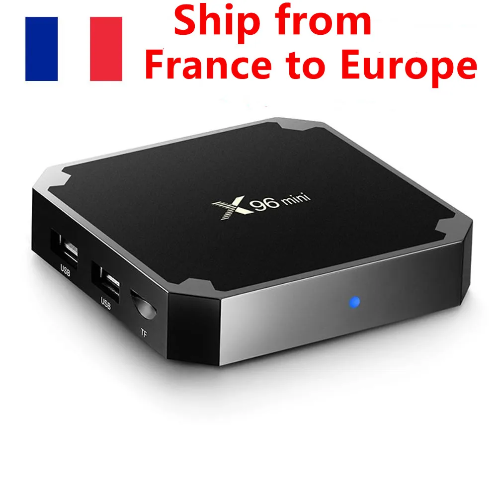Франция США в наличии 10 шт./лот X96 Мини Android 7 1 Smart TV BOX 2 Гб оперативной памяти 16