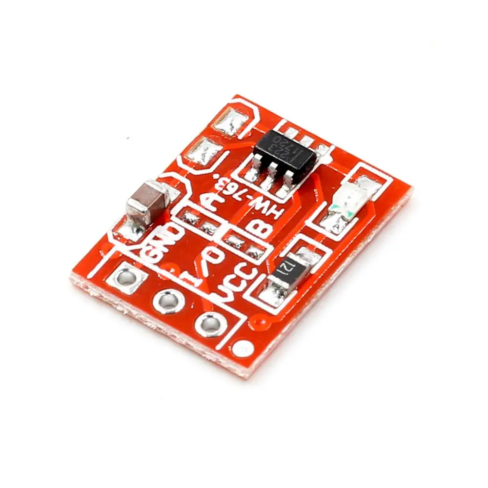 10 шт. TTP223 кнопочный модуль самоблокирующийся/без блокировки сенсорные