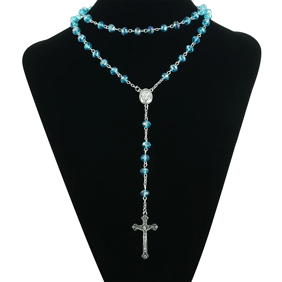 Четки оптом по низкой цене бусины Цепочки и ожерелья святой почвы Медаль Крест с