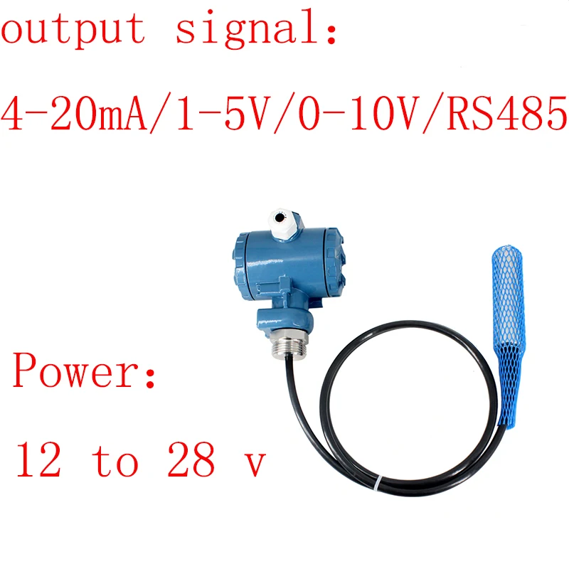 Transmisor de nivel de líquido de tipo dividido, transductor de presión de aceite y agua, sensor automático de nivel de líquido 4-20mA, 1-5V, 0-10V, RS485, QDY60A