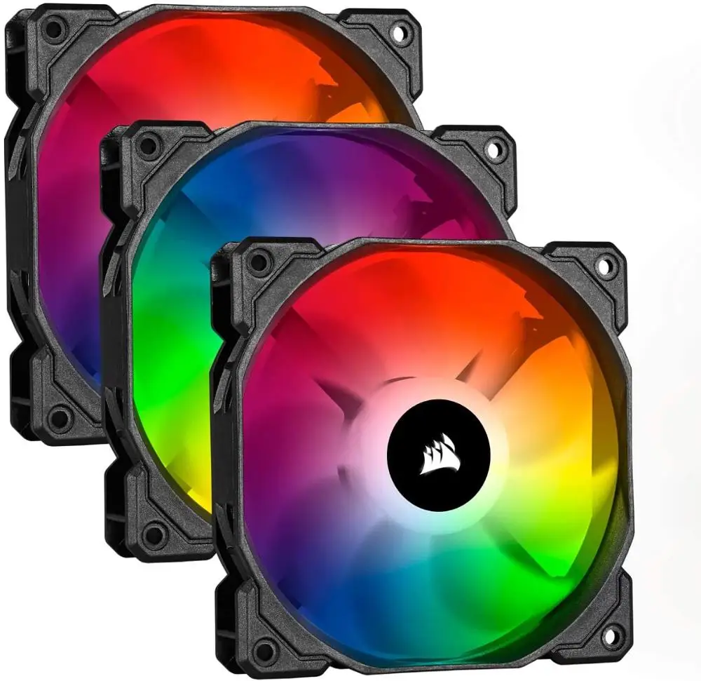 Вентилятор Corsair iCUE SP120 RGB Pro производительность 120 мм одна упаковка/(тройной