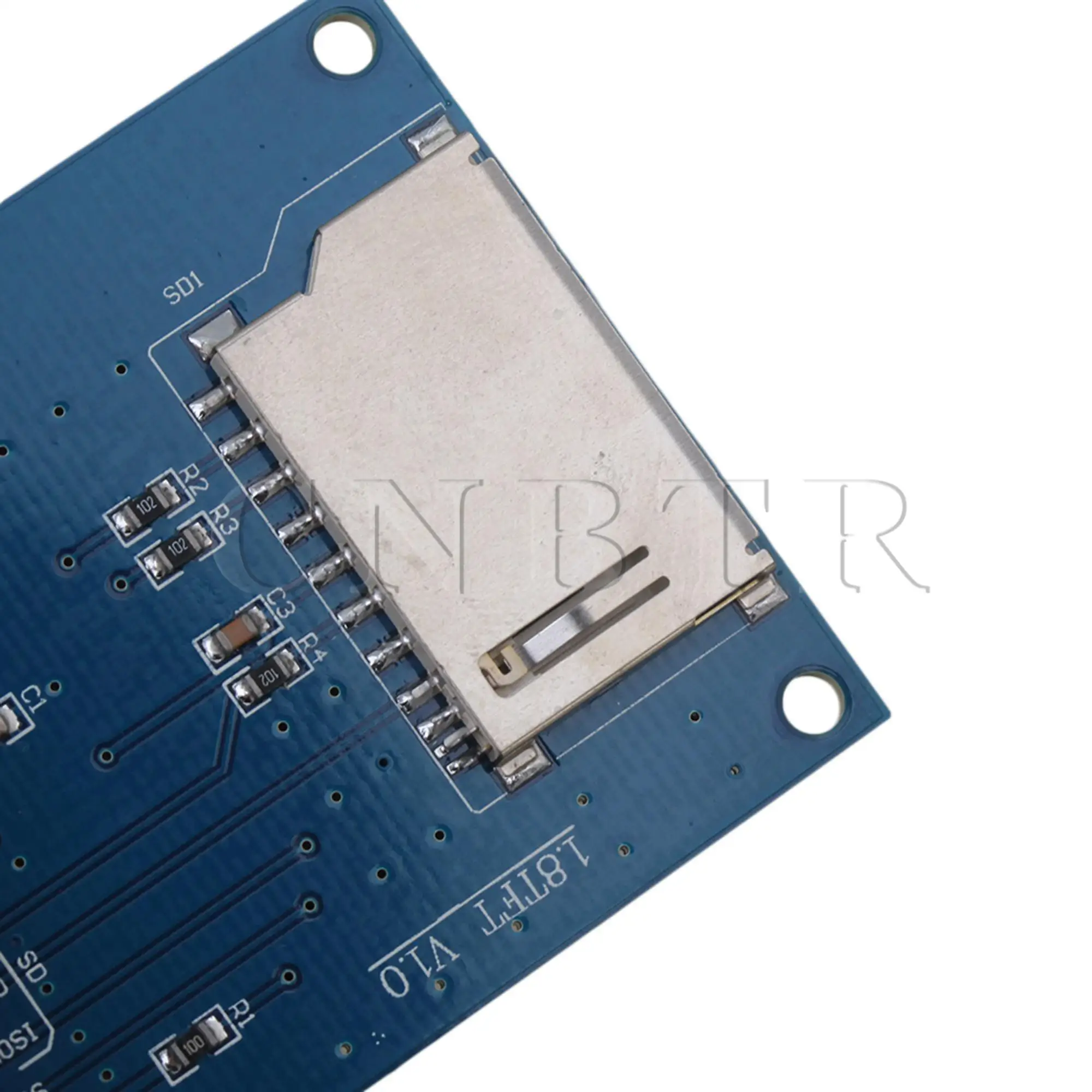 CNBTR синий мини 1 8 &quotпоследовательный SPI TFT ЖК-модуль дисплей с адаптером PCB ST7735B IC