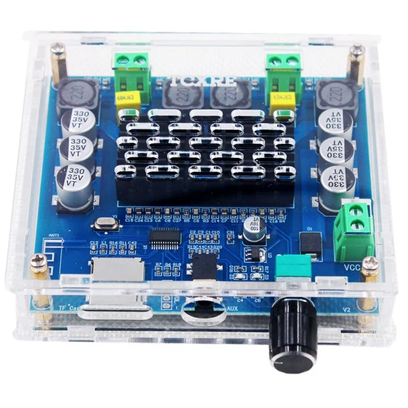 XH A105 Bluetooth 5 0 TDA7498 беспроводной цифровой усилитель мощности стерео o плата 2X100W AMP