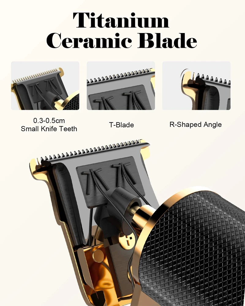 Машинка для стрижки волос с 4 гребнями и светодиодными дисплеями мужчин | Бытовая