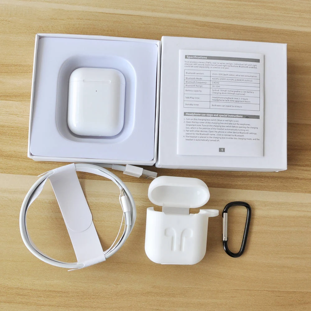 I90000 TWS беспроводные наушники Air 2 Bluetooth 5,0 наушники-вкладыши обнаружения супер бас наушники HD микрофон вызов PK i5000 i90000 TWS - Цвет: Add white kit