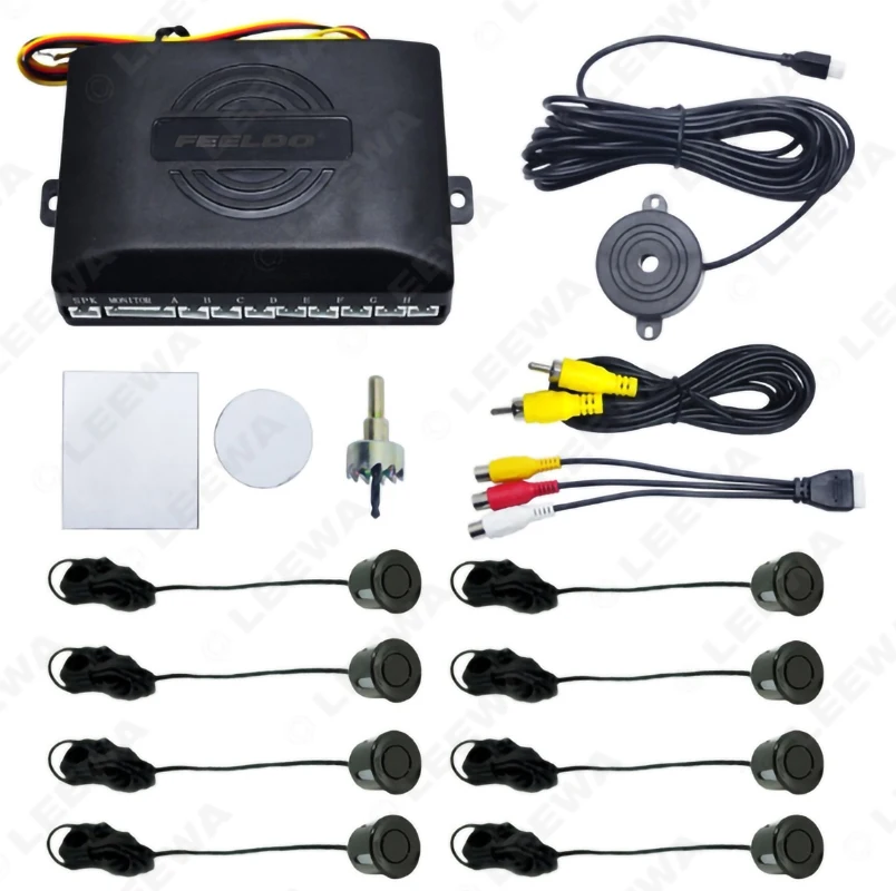 Автомобильный видеорегистратор 8 парковки Сенсор резервный автомобильный радар