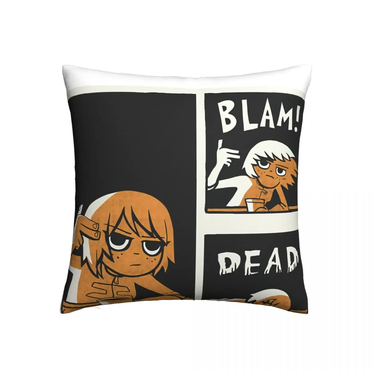 

Scott Pilgrim Pillow Case Scott Pilgrim Summer Funny Pillowcase Polyester Hugging Zipper Cover