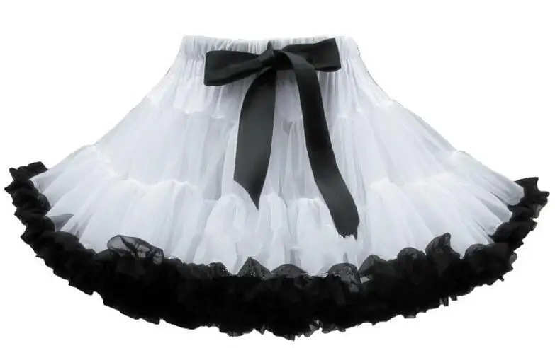 

Big Size Girls Pettiskirt Girl 2 Color Patchwork Party TuTu Skirts Party Tulle Skirts Ballet Dance Wear