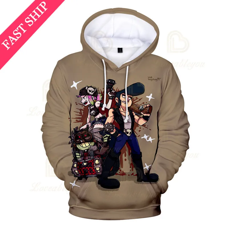 

3d Hoodie Mr.P and Stars, Browlers 2021 NEW Frack Kids Tops Girls Boys Clothes Harajuku Jacket Children Shark MAX Sweatshirt