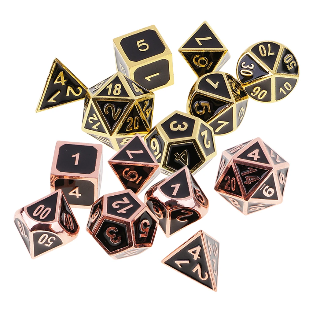 7pcs Polyhedral D4 D6 D8 D10 D12 D20 Sided Dice Set Digital Dices for DND D&ampD RPG Roleplaying Games Party Supplies | Спорт и