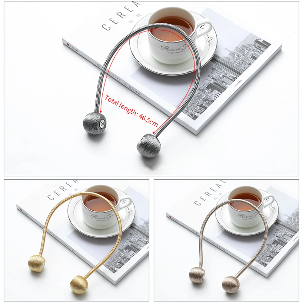 2 шт. занавес ремень пряжка с магнитом галстук шнурок веревка магнит декоративный