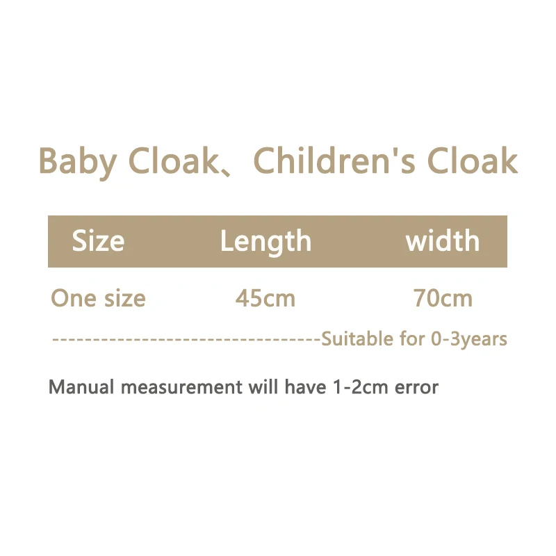 

0-3 Years Children Windbreaker For Girls/Boy Baby Clothes Winter Baby Cloak Cartoon Super Cute Cloak Baby Children Shawl Jacket