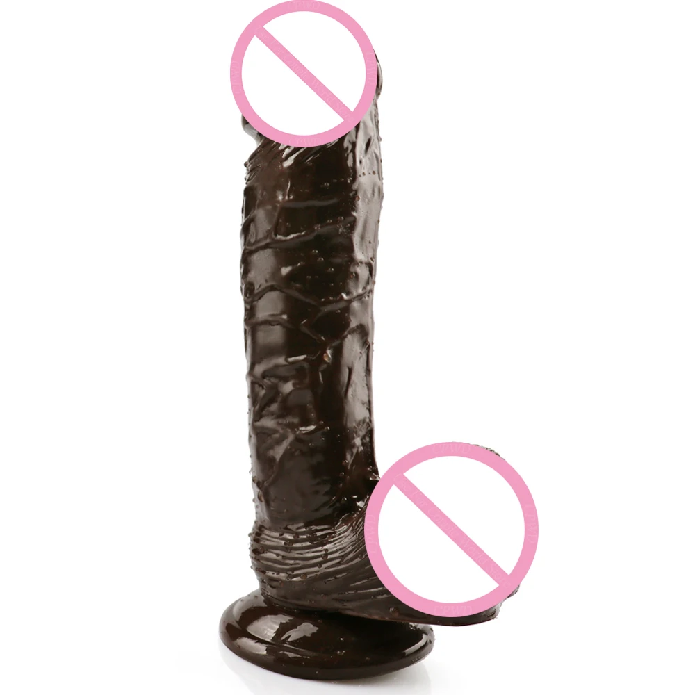 GaGu большой черный дилдо реалистичный огромный конский фаллоимитатор без