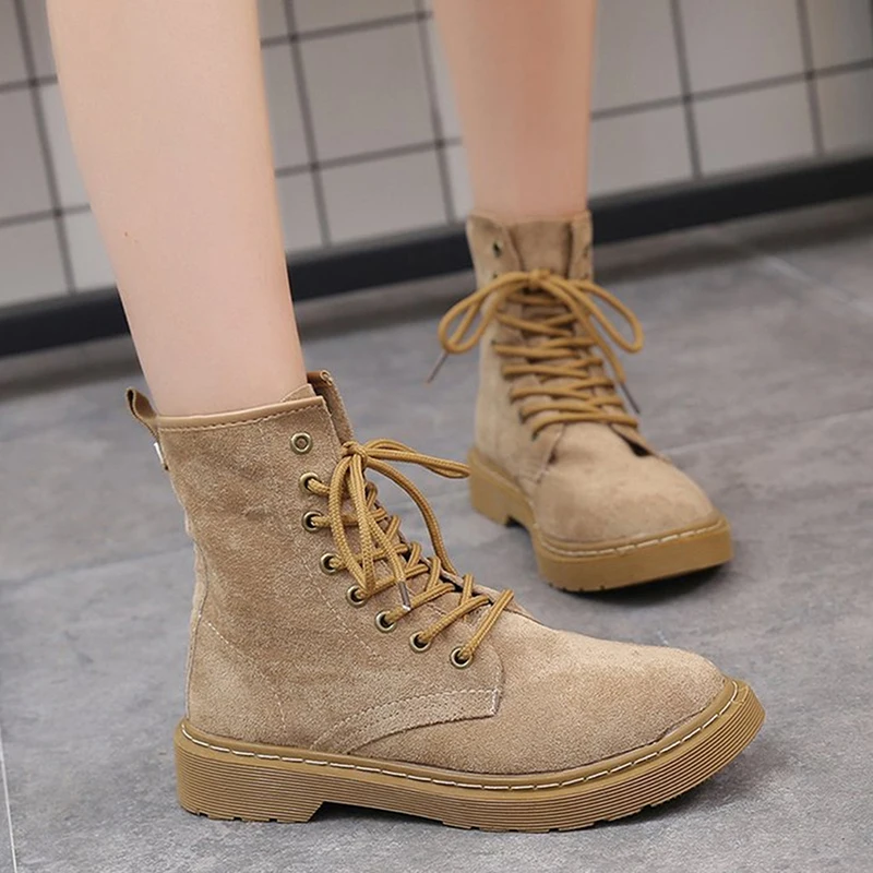 Женские ботинки martin сезон осень зима с 8 отверстиями классические ботильоны