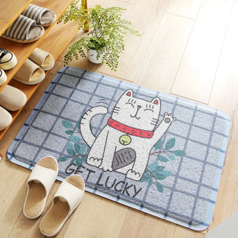 Домашний коврик для удаления пыли ПВХ Защита окружающей среды ванной комнаты