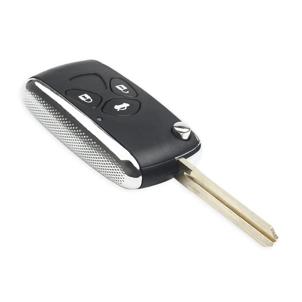 KEYYOU модифицированный чехол для ключа автомобиля Toyota Yaris Prado Tarago Camry Corolla RAV4 Hilux Vitz