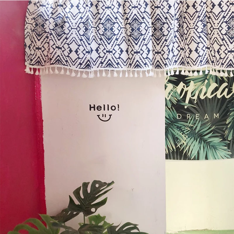 Домашнее украшение Hello Smile Настенная Наклейка для детской комнаты