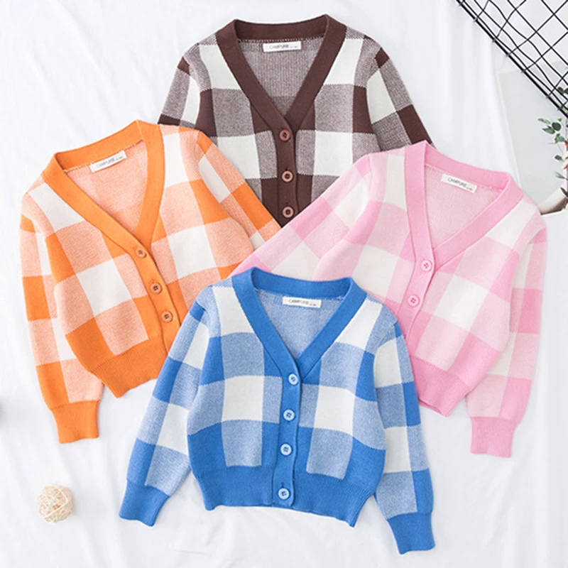 

1-7Yrs 2020 для маленьких мальчиков на осень-зиму для девочек пальто-кардиган детская одежда с длинными рукавами для мальчиков и девочек, вязаны...