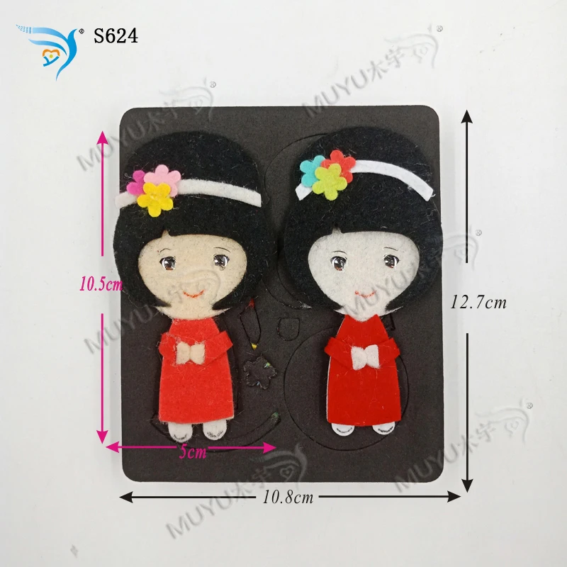 Красивая девушка новая деревянная форма вырубки для скрапбукинга Thickness-15.8mm S623 |