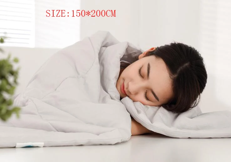 150cm 200cm0 Xiaomi 8H одеяло кондиционер одеяло моющееся хлопок Антибактериальный дышащий хлопок кровать одеяло для ребенка - Цвет: 150cm 200cm0