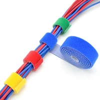 velcro data cable storage self adhesive wire manager binding charging wire network cable binding tape winding hub