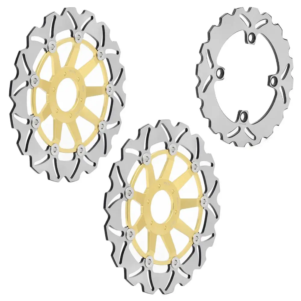 

BIKINGBOY Front Rear Brake Disks Discs Rotors For Honda CBR 600 F 95-98 CBR 600 F3 Supersport 95-98 CBR 900 RR 94-97 VTR 1000 F