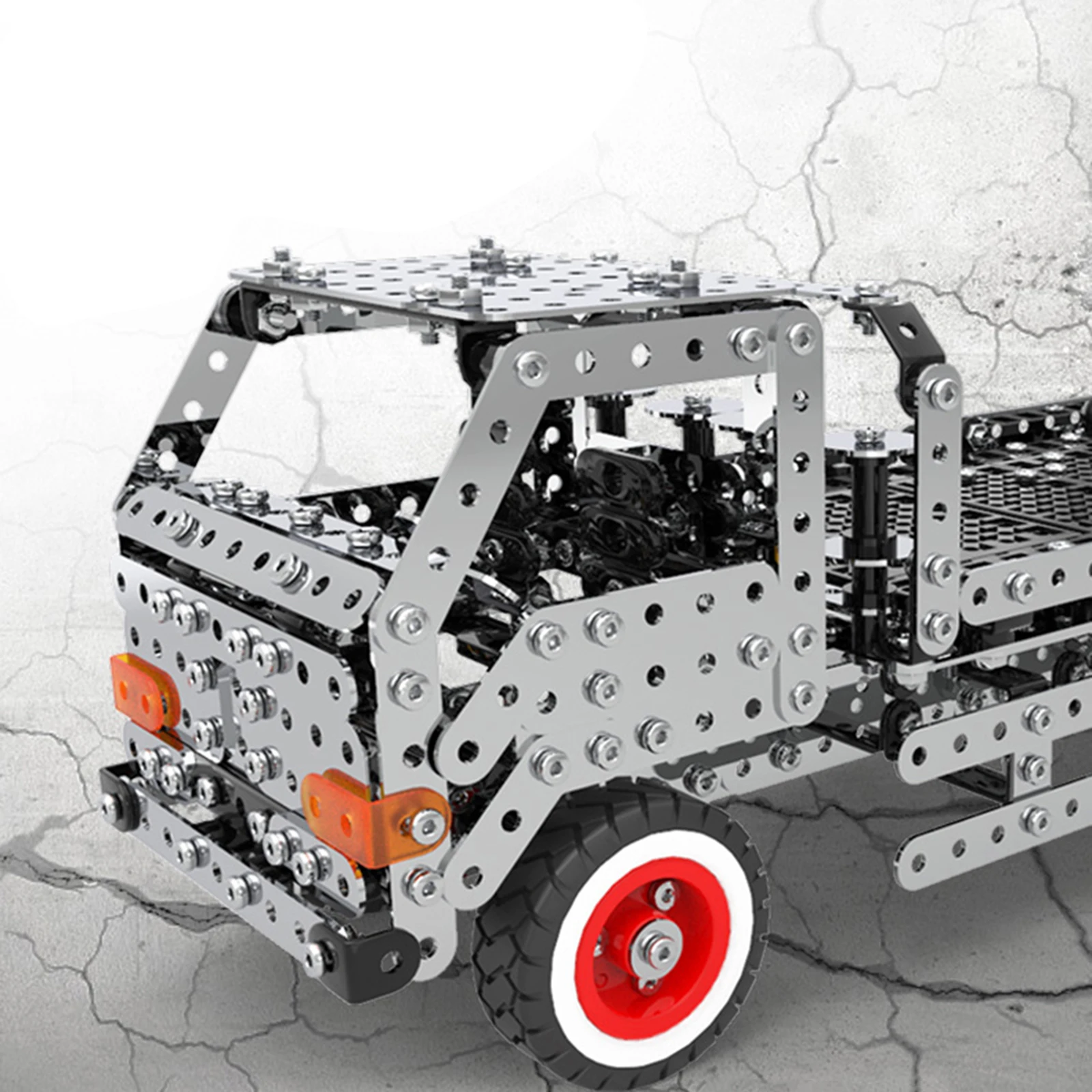 

935Pcs 3D Metal Puzzle Wrecker Building Model Kit Assembly Jigsaw Toy