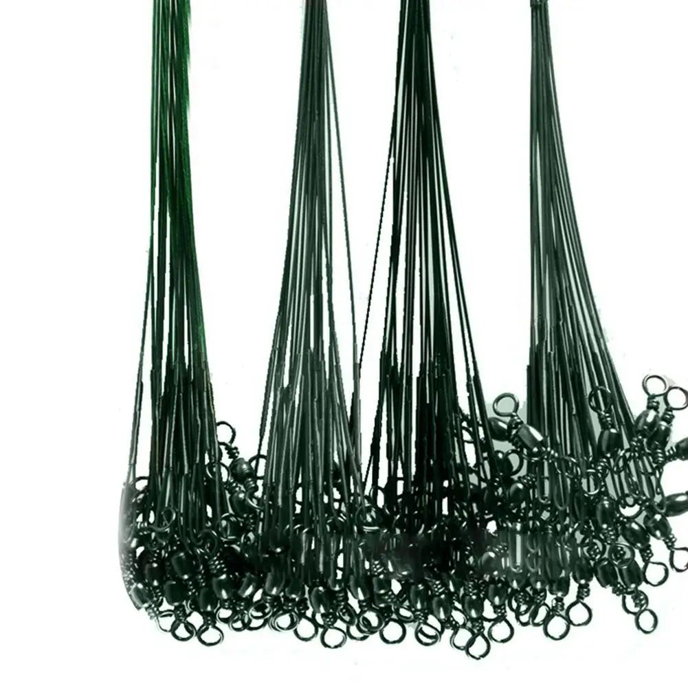 10 шт. 28 см рыбалка проволочный вдеватель прочный Нержавеющая сталь Рыбалка