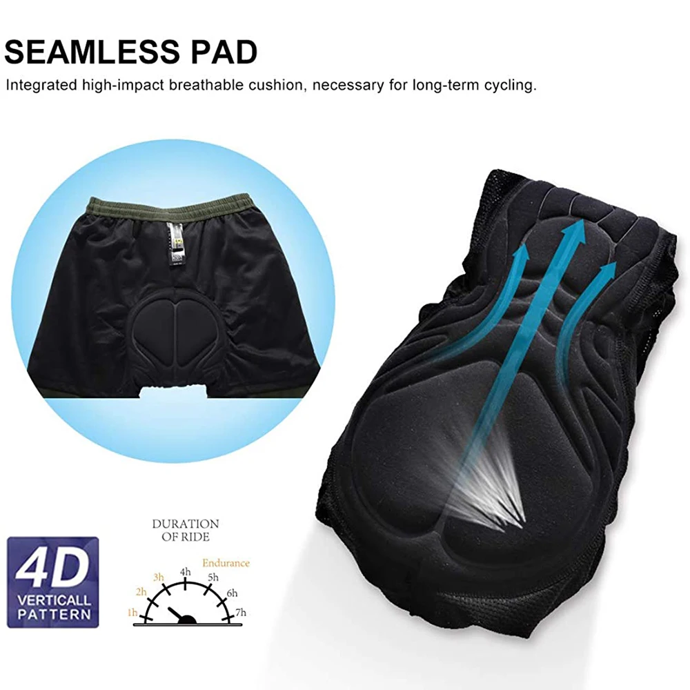 Мужские велосипедные шорты Santic горные велосипеды водонепроницаемое нижнее