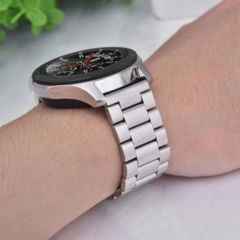 Ремешок из нержавеющей стали для samsung Galaxy Watch 46 мм 42 ремешок с шириной 22 20