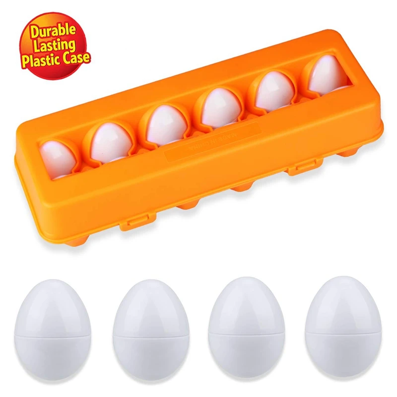 

Toddler Eggs Set Toys for 1 2 3 Years Old Boys Girls Colour Sorting Educational Toys Colour Matching Egg Toys for Kids