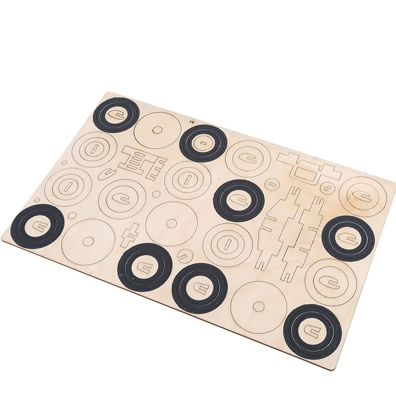 3D деревянный автомобиль грузовик головоломка игра Дети DIY Модель Строительные