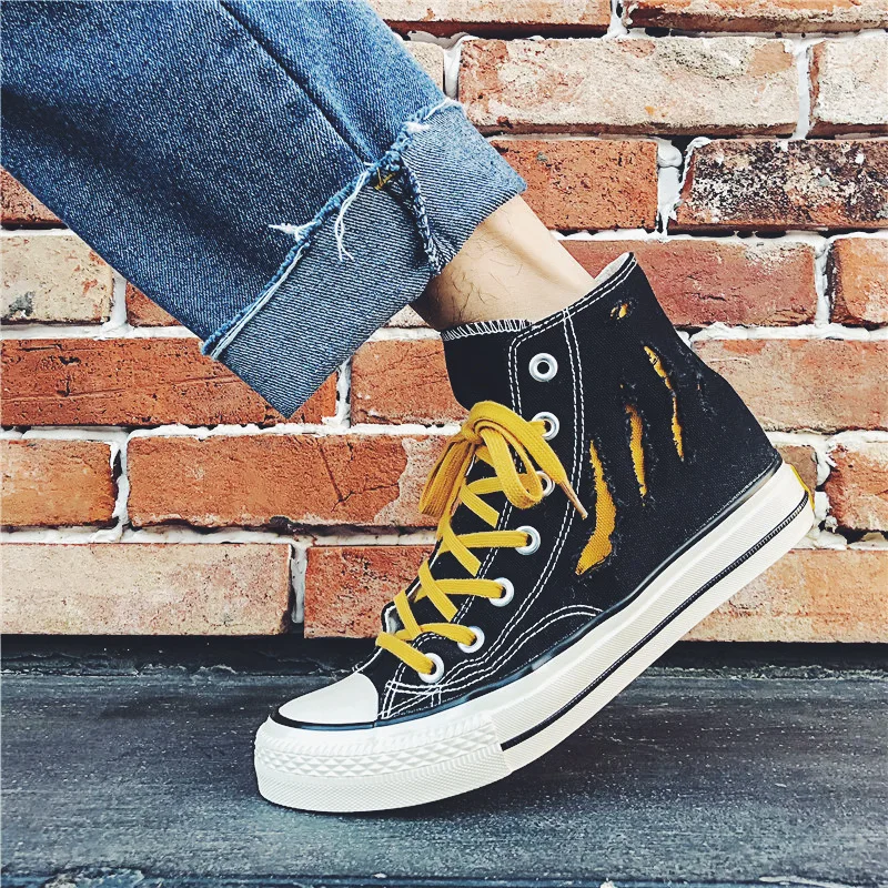 Женская и мужская парусиновая обувь Новинка 2019 года сезон весна-осень