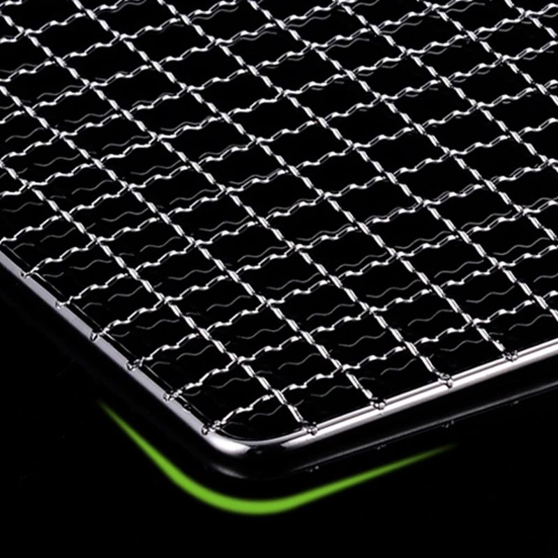 Квадратные 304 нержавеющая сталь барбекю гриль сетка Корейский антипригарные