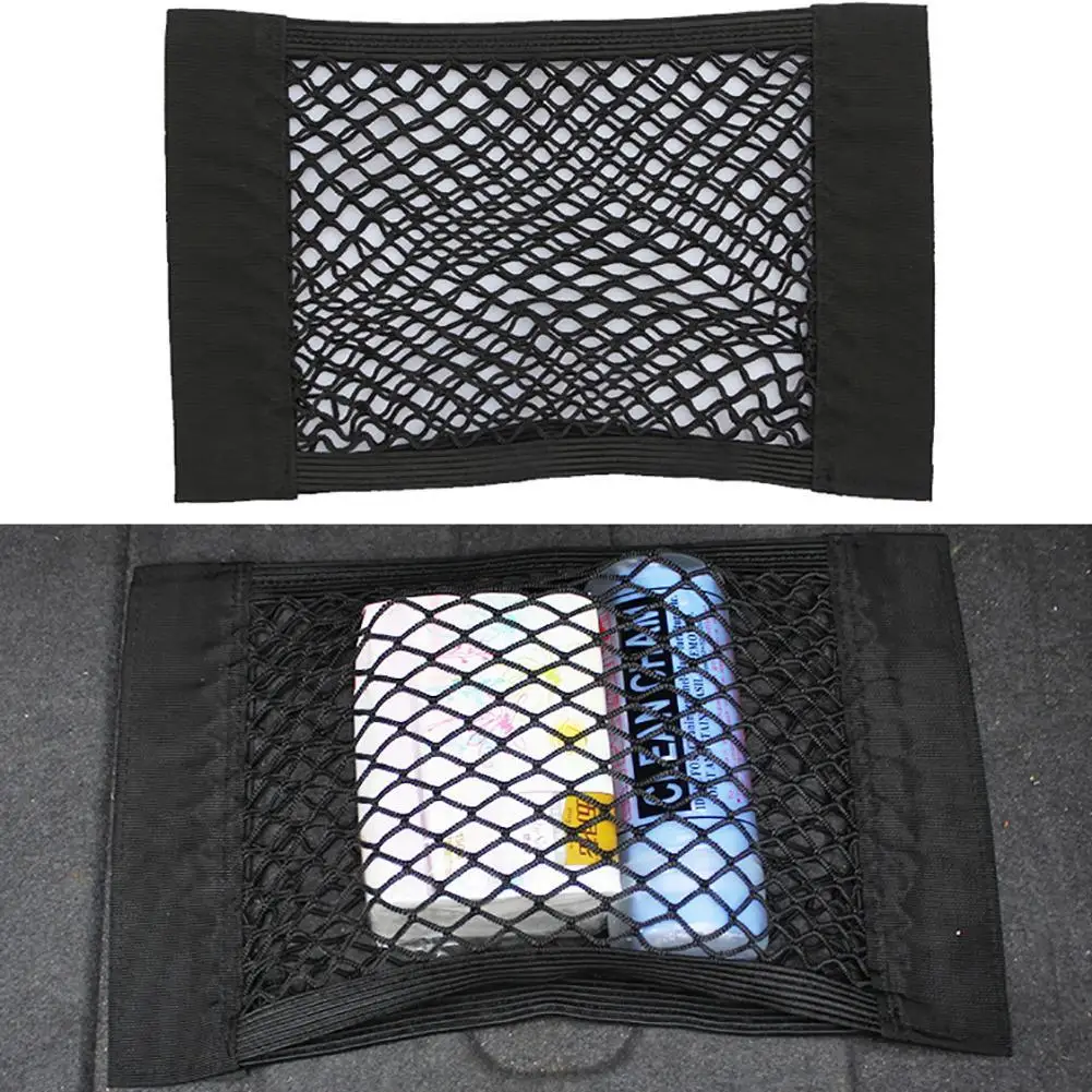 

Auto Car Back Rear Trunk Seat Elastic Storage Net Mesh Organizer Pocket Bag Automobiles Stowing Tidying