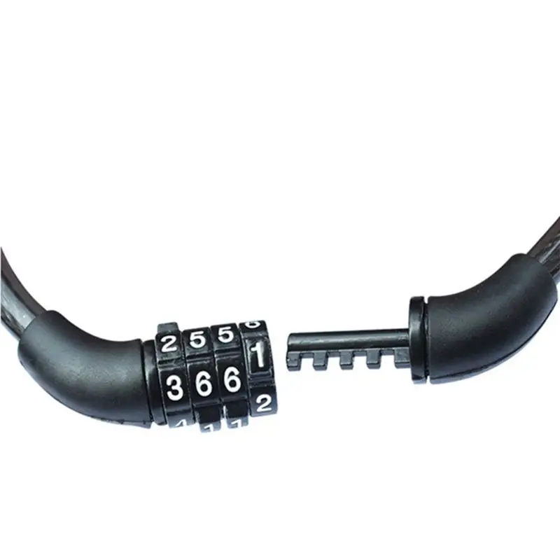 

Bike Cable Lock 4 Bit Digital Code Lock Without Key for c.cling Bicycle Riding Cycling Accessories