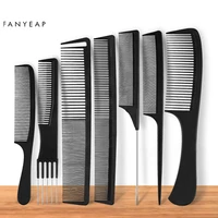 hot fashion black fine tooth comb metal pin anti static hair style rat tail comb hair styling beauty tools