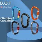 XINDA 25KN альпинистский карабин для скалолазания D-образный предохранительный винтовой замок с пряжкой оборудование для скалолазания Поворотный замок