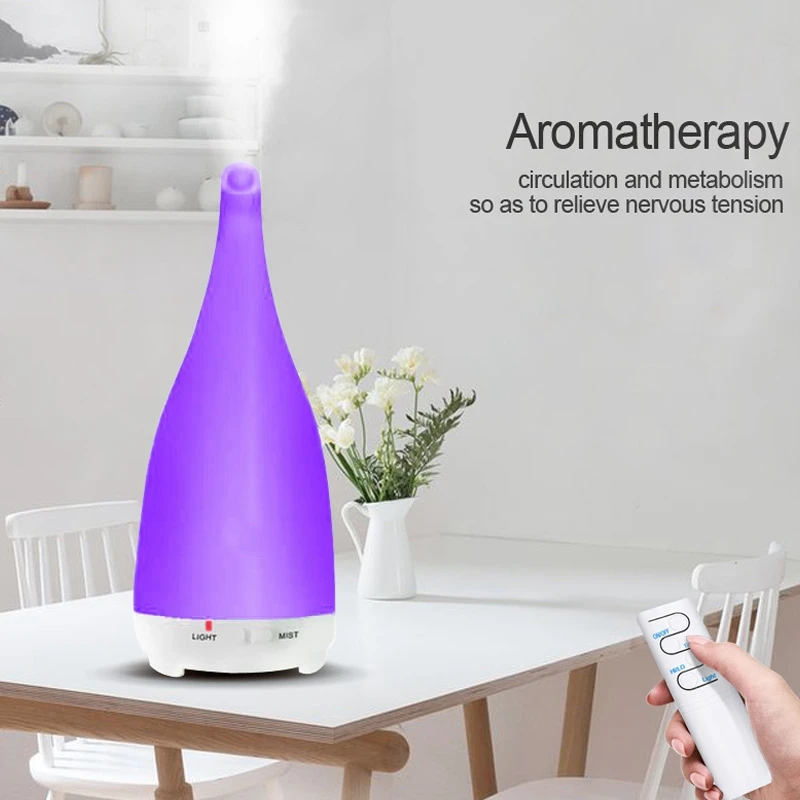 200 мл диффузор эфирного масла увлажнитель воздуха 7 цветов светодиодный