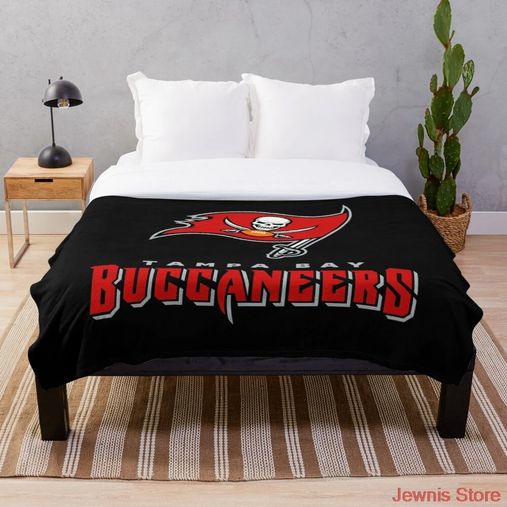 

Popular Buccaneers Tampa Icon Throw Blanket Quilt Bedding for Girls Children Adult Gift Bedroom Decor Size Variety for Styles.