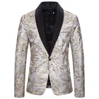 Мужской Блейзер, блейзер для выступлений, одежда для ночного клуба, официальное вечернее платье, мужское облегающее пальто, 2021