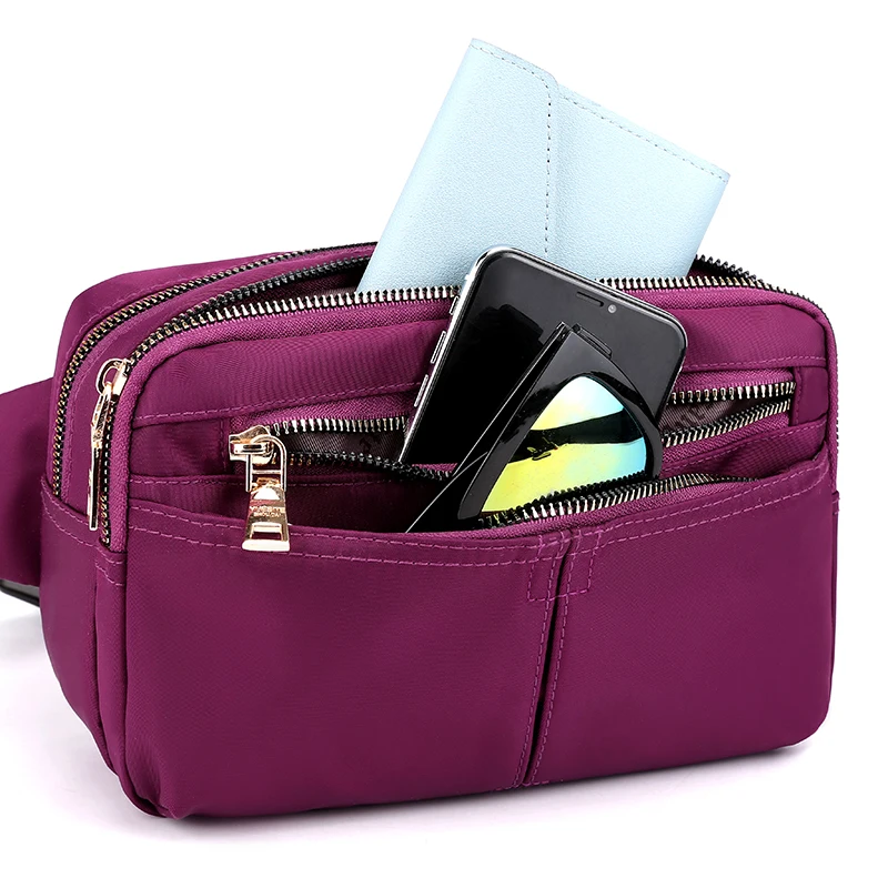 Сумка поясная женская из нейлона водонепроницаемая для путешествий 2020 |