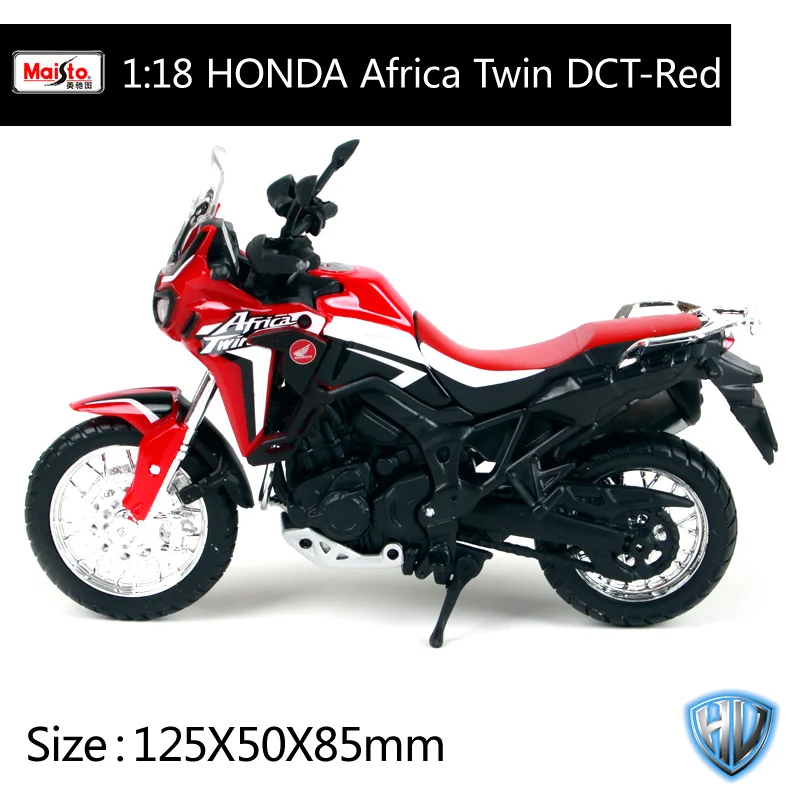 16910 Maisto 1:18 HONDA Africa Твин DCT мотоцикл литье под давлением 125X50X85 мм эмуляция мотоциклетная модель для мужчин модель мотоцикла 16910 - Цвет: 16910