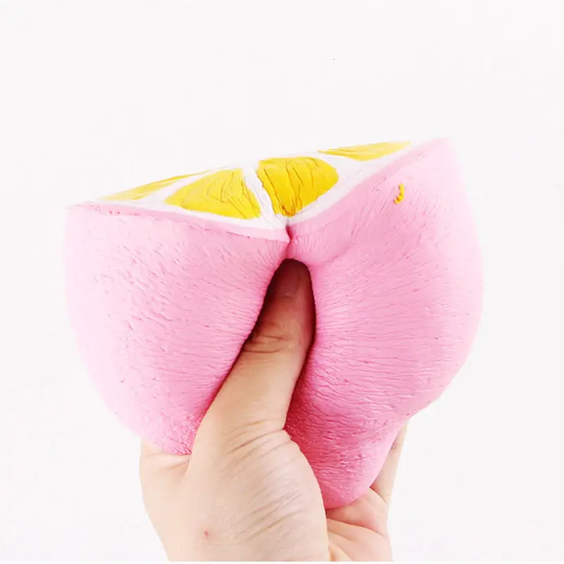 

Squishy Fruit Lemon Jumbo Toys kawaii squishies slow rising squeeze stress reliever Funny Soft Antistress Kids Adults Toys Gifts