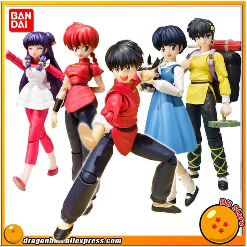 SALE0a Ranma 1/2 Оригинальная фигурка BANDAI SHF/ S.H. Фигурка-Ranma Saotome шампунь Tendou Akane hiki Ryoga |