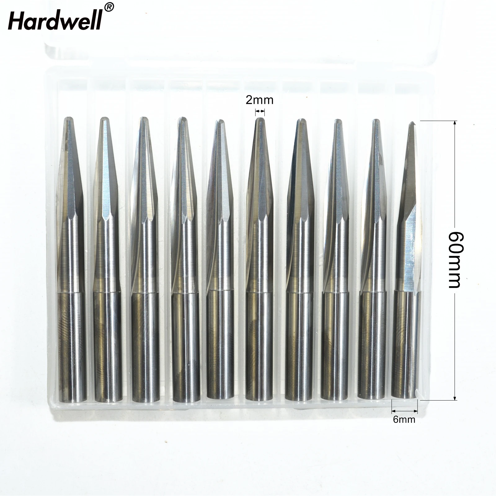 Концевая фреза с коническим шариком твердосплавный инструмент для