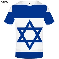 funny t shirts israel flag t shirt men israel tshirts casual geometric tshirt printed blue t shirts 3d harajuku anime clothes