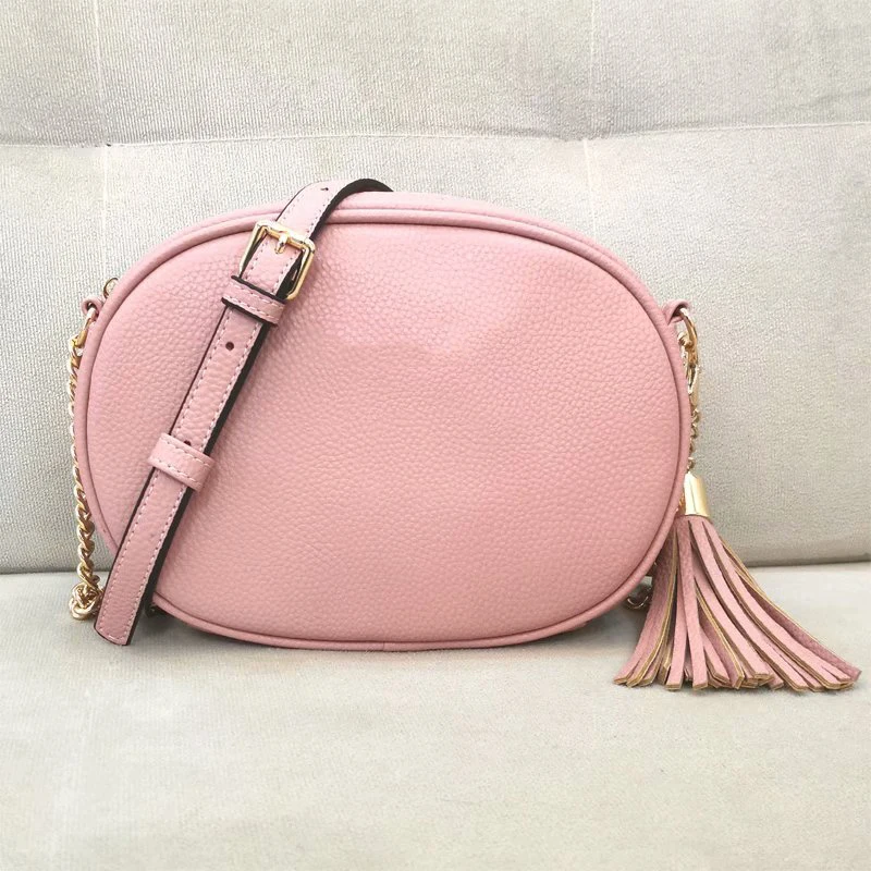 

Fashion cute satchels charm tassel bags for women small luxury shoulder bag leather oval cross body tassel purses women bags
