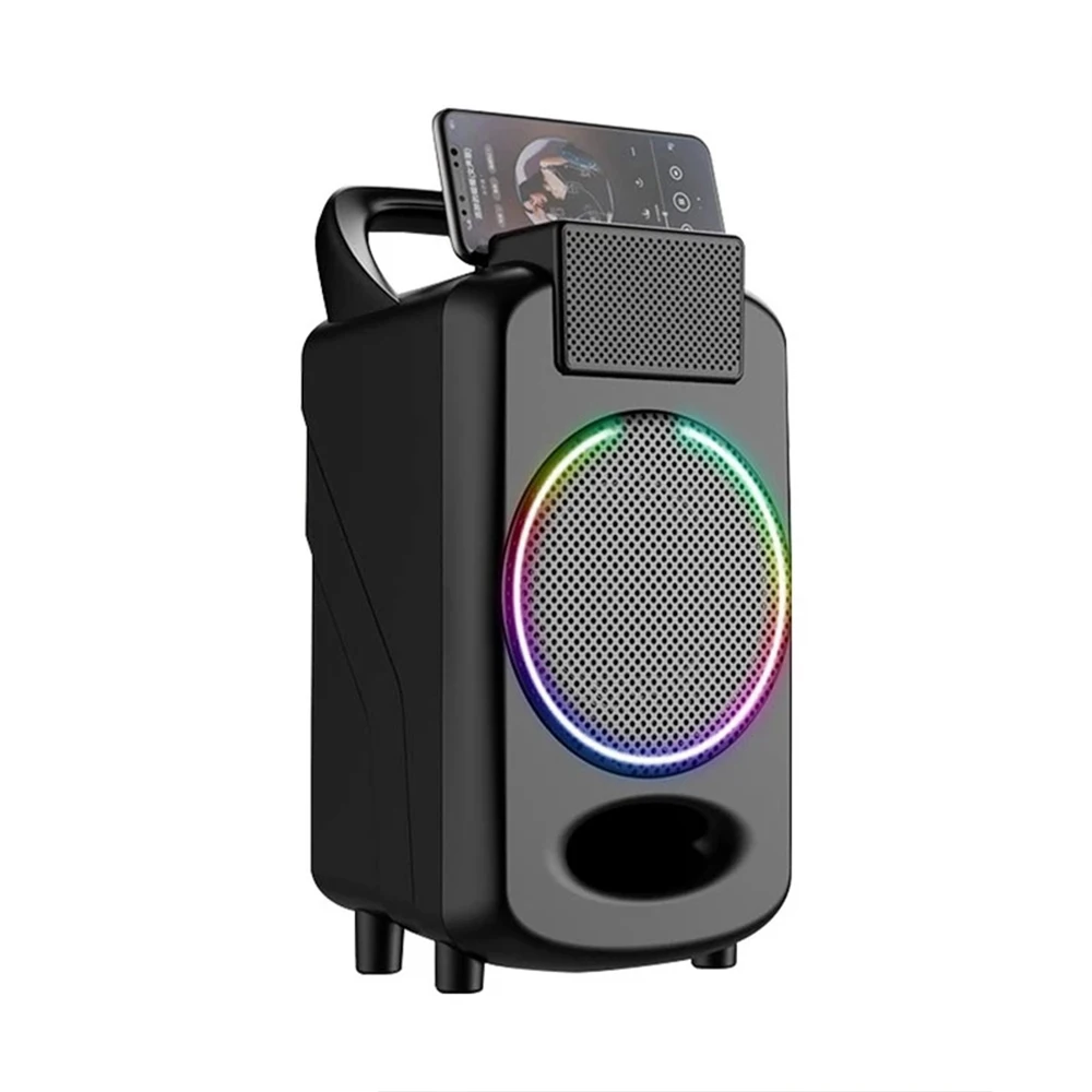 

Portable Bluetooth-Compatible Speaker High Power Home Indoor Outdoor Wireless TWS Subwoofer Stereo Sound Support AUX TF Card